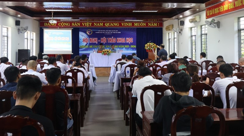 Trường Đại học Thể dục thể thao Đà Nẵng tổ chức Hội nghị - Hội thảo khoa học thuộc nhiệm vụ khoa học và công nghệ cấp bộ